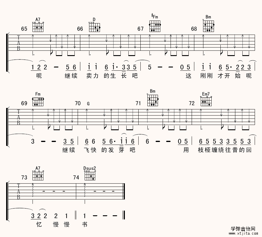 藤吉他谱4