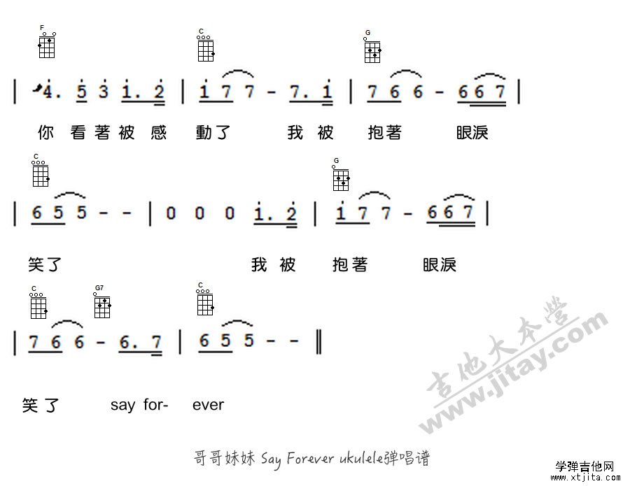 Say Forever ukulele��